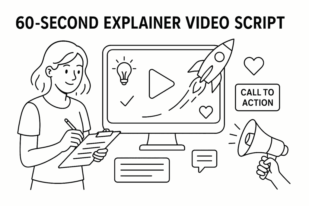 ChatGPT Prompt: 60-Second Explainer Video Script Builder