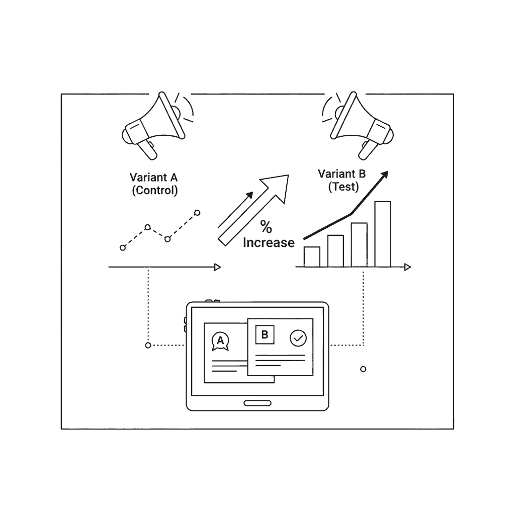 ChatGPT Prompt: Strategic Ad Copy A/B Test Matrix Generator