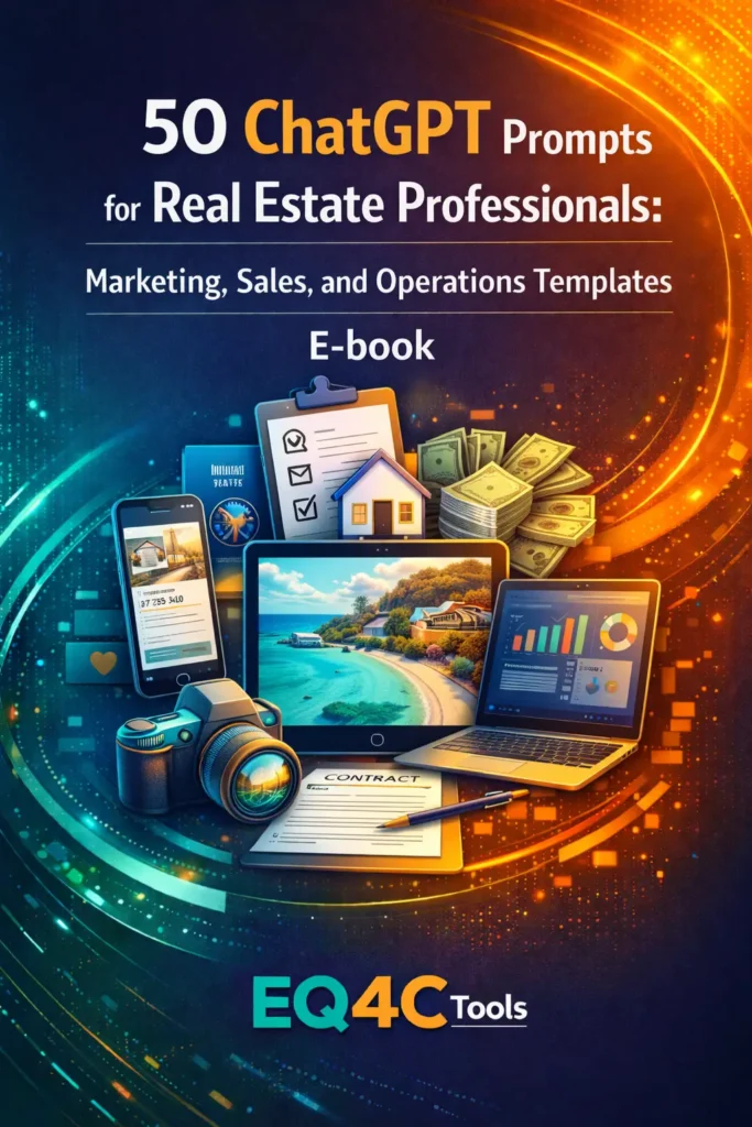 50 ChatGPT Prompts for Real Estate Professionals: Marketing, Sales, and Operations Templates