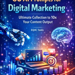 E-book: 60 AI Prompts for Digital Marketing: Ultimate Collection to 10x Your Content Output