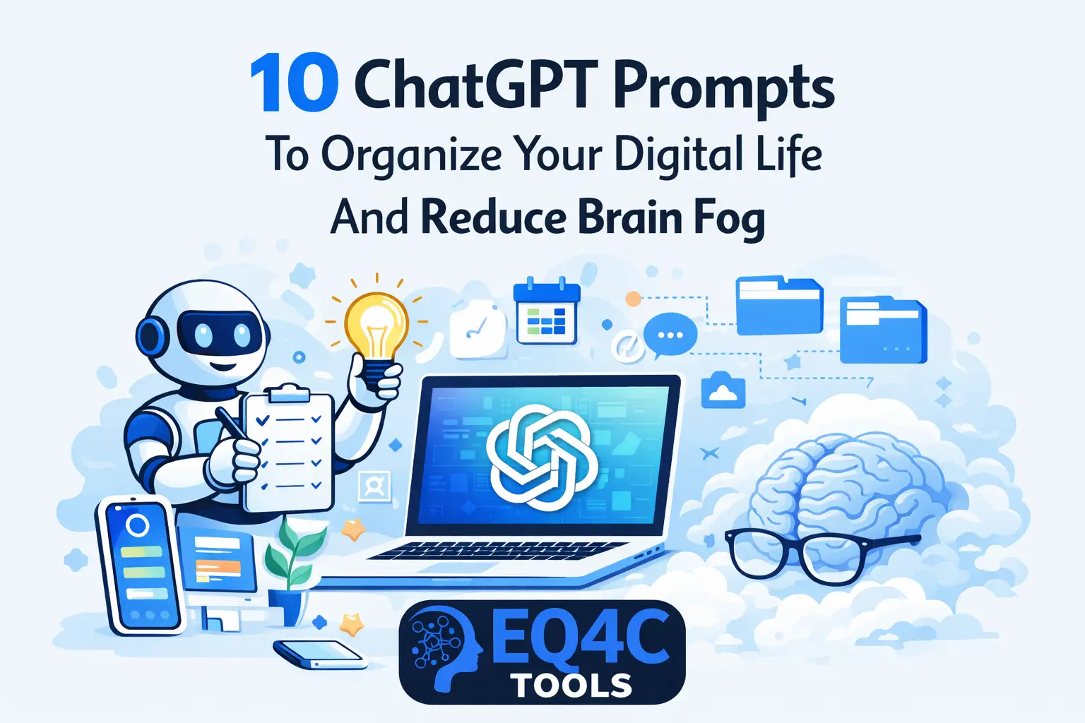 10 ChatGPT Prompts To Organize Your Digital Life And Reduce Brain Fog