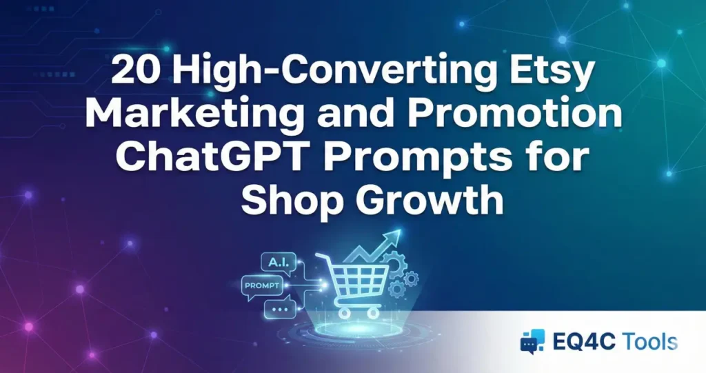 20 High-Converting Etsy Marketing and Promotion ChatGPT Prompts for Shop Growth