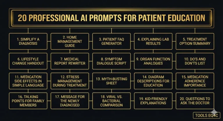 20 Professional AI Prompts for Patient Education