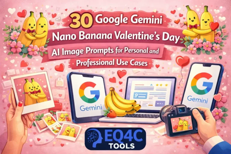 30 Google Gemini Nano Banana Valentine’s Day AI Image Prompts for Personal and Professional Use Cases