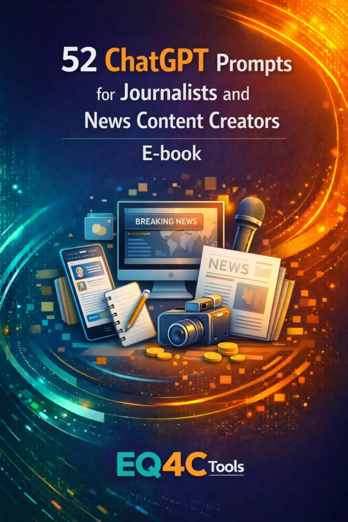 52 ChatGPT Prompts for Journalists and News Content Creators