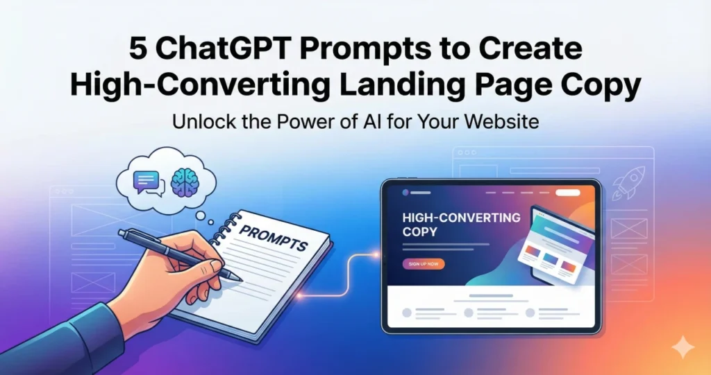 ChatGPT Prompt Collection to Create High-Converting Landing Page Copy
