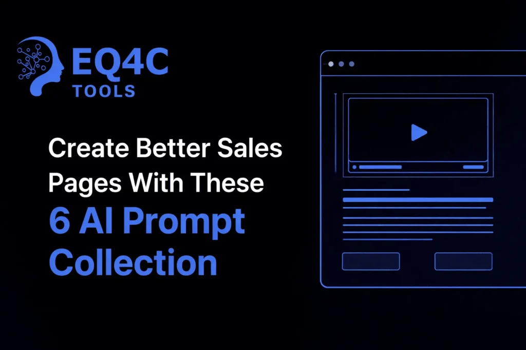 Create Better Sales Pages With These 6 AI Prompt Collection