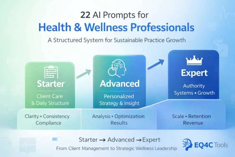 22 Ultimate AI Prompt Collection for Health and Wellness Professionals