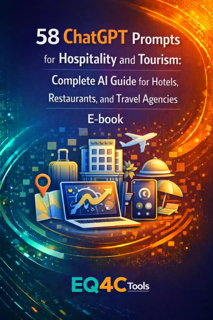 58 ChatGPT Prompts for Hospitality and Tourism: Complete AI Guide for Hotels, Restaurants, and Travel Agencies